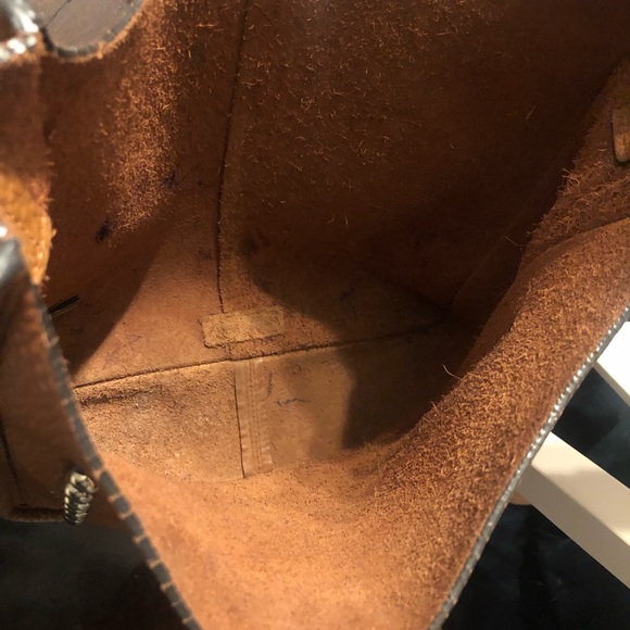 Rebecca Minkoff Brown Pebble Feed crossbody handbag - Picture 4 of 5